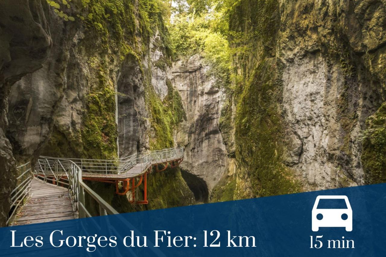HOMEY MONTAIGNE - New - A 1 min à pied du LAC D'ANNECY - 2 Balcons privés - Appartement avec 2 chambres - Stationnement gratuit toute l'année sauf en été - juin à août Annecy Exterior foto